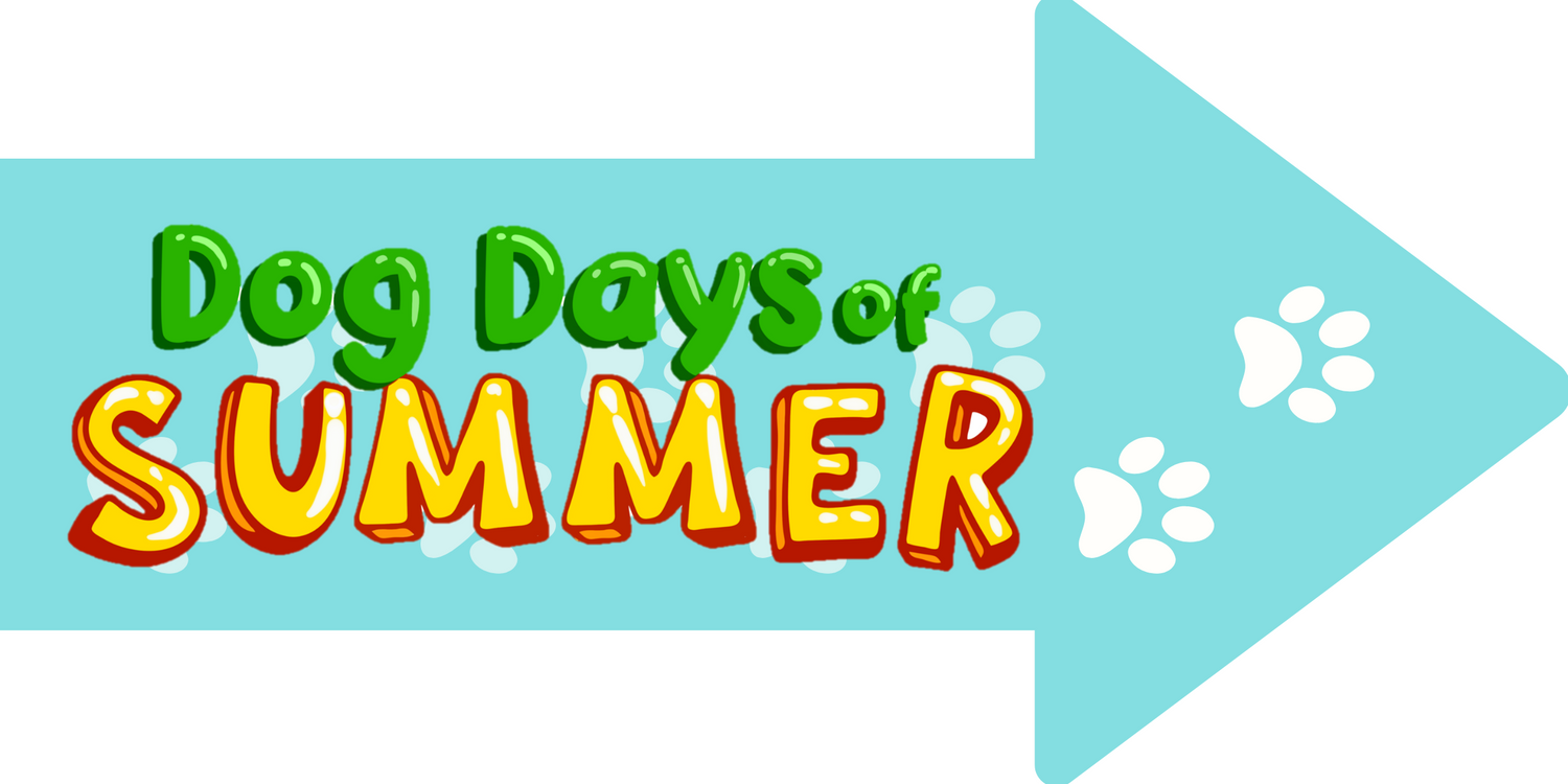 Parker Dog Days arrow sign pointing right